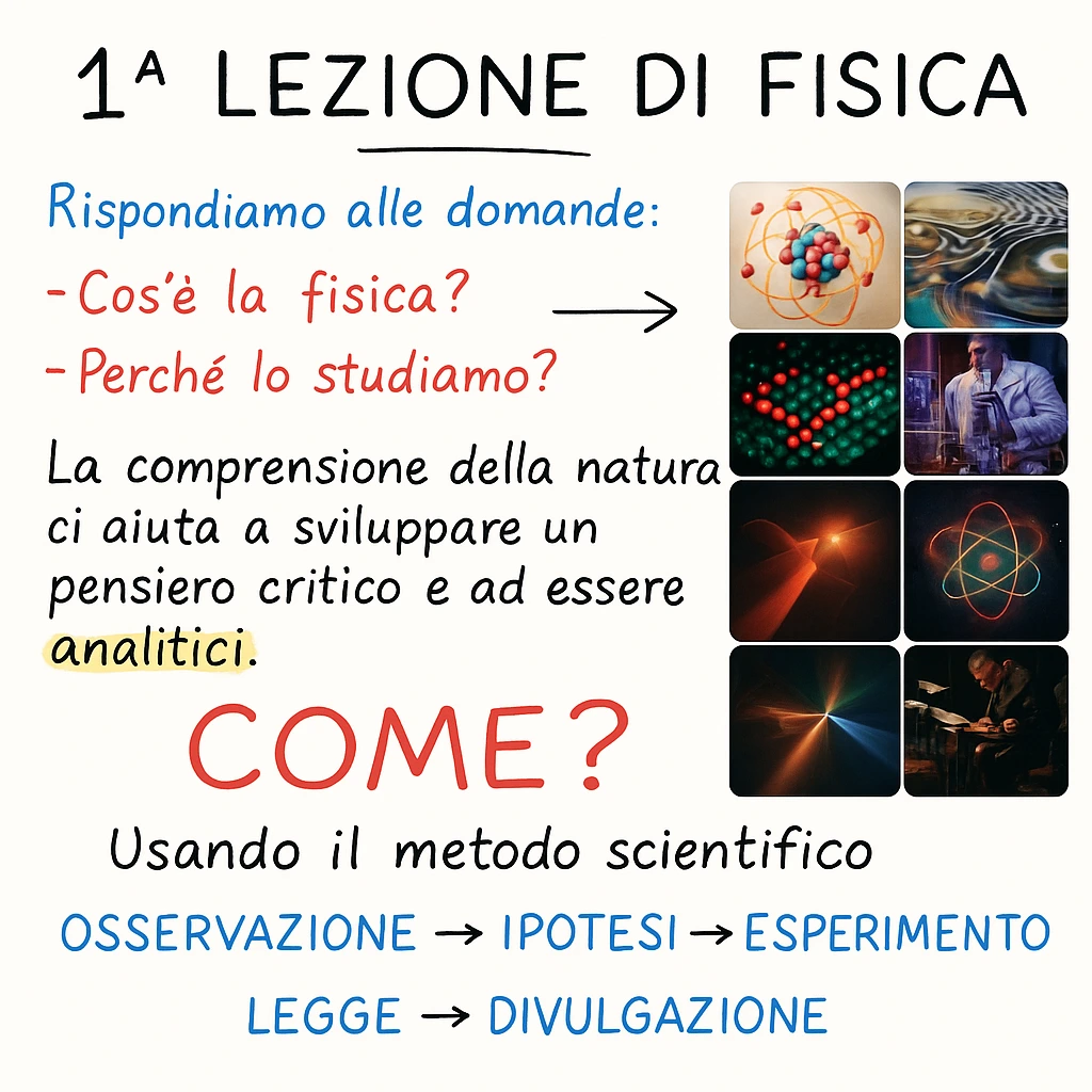 Lezione di fisica-I anno